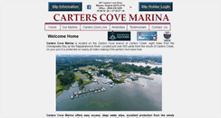 Desktop Screenshot of carterscovemarina.com